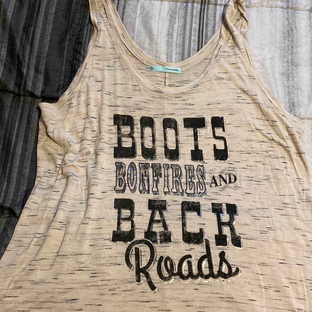 Maurices cream tank top